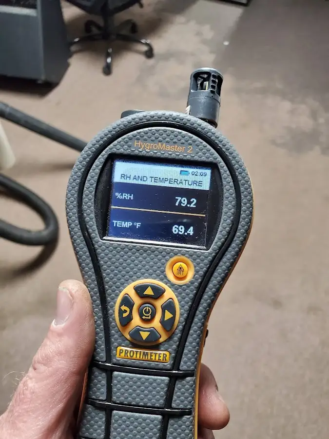 Moisture meter humidity assessment for Fire & Smoke Damage Restoration in Bossier City